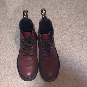 Red Dr martens
